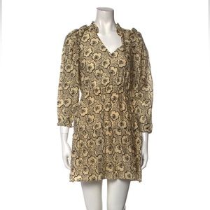 ba&sh | Floral Mini Dress | Size 0 | EUC